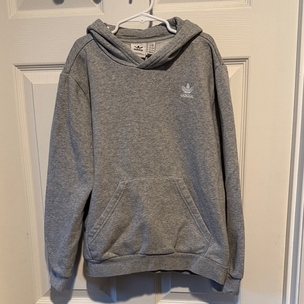 adidas Gray Kids Hoodie